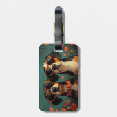 Treeing Walker Coonhound Hart Valentijnsdag Bagagelabel (Achterkant verticaal)