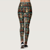 Treeing Walker Coonhound Hart Valentijnsdag Leggings (Achterkant)