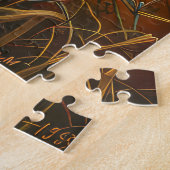 Treeing Walker Coonhound-hond Herfst Thanksgiving Legpuzzel (Zijkant)