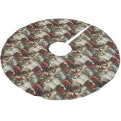 Treeing Walker Coonhound Hond Kerst Feestelijk Kerstboom Rok (Gekanteld)