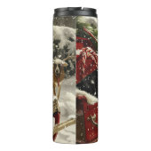 Treeing Walker Coonhound Hond Kerst Feestelijk Thermosbeker (Achterkant)