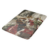 Treeing Walker Coonhound Hond Kerst Festief Badmat (Gekanteld)