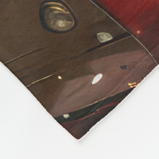 Treeing Walker Coonhound Hond Kerstfeest Fleece Deken (Hoek)