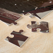 Treeing Walker Coonhound Hond Kerstfeest Legpuzzel (Zijkant)