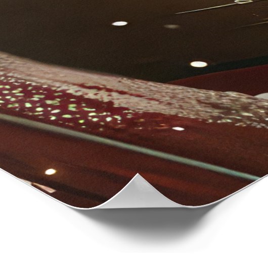 Treeing Walker Coonhound Hond Kerstfeest Poster (Hoek)