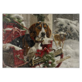 Treeing Walker Coonhound Hond Kerstfeest Snijplank (Voorkant)