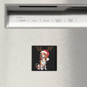 Treeing Walker Coonhound Hond Kerstverlichting Ker Magneet (Insitu (Vaatwasser))