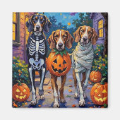 Treeing Walker Coonhound in Halloween-kostuums Magneet (Voorkant)