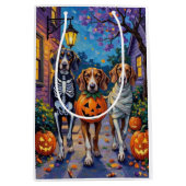 Treeing Walker Coonhound in Halloween-kostuums Medium Cadeauzakje (Voorkant)