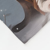 Treeing Walker Coonhound Kerstman Kerstmis Fleece Deken (Hoek)