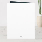 Treeing Walker Coonhound Kerstman Kerstmis Kaart (Achterkant)