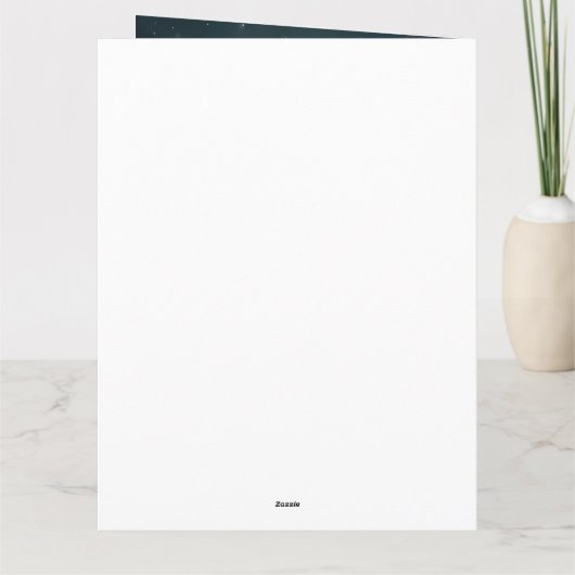 Treeing Walker Coonhound Kerstman Kerstmis Kaart (Achterkant)