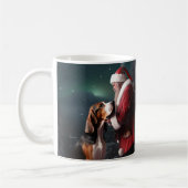 Treeing Walker Coonhound Kerstman Kerstmis Koffiemok (Links)