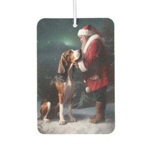 Treeing Walker Coonhound Kerstman Kerstmis Luchtverfrisser