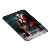 Treeing Walker Coonhound Kerstman Kerstmis Magneet (Rechterzijde)