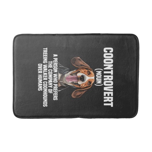 Treeing Walker Coonhound Liefhebber Hond Coontrove Badmat (Voorkant)