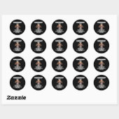 Treeing Walker Coonhound Liefhebber Hond Coontrove Ronde Sticker (Vel)