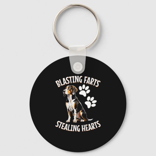 Treeing Walker Coonhound-liefhebber hondenbezitter Sleutelhanger (Voorkant)