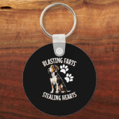 Treeing Walker Coonhound-liefhebber hondenbezitter Sleutelhanger (Voorkant)