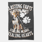 Treeing Walker Coonhound Liefhebber Hondeneigenaar Theedoek (Verticaal)
