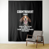 Treeing Walker Coonhound Lover Dog Controvert Wandkleed (In situ)