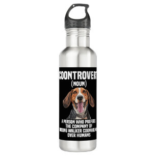 Treeing Walker Coonhound Lover Dog Controvert Waterfles