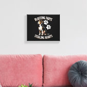 Treeing Walker Coonhound Lover Dog Owner Blasting Canvas Afdruk (Insitu (Woonkamer))