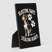 Treeing Walker Coonhound Lover Dog Owner Blasting Fotoplaat (Zijkant)