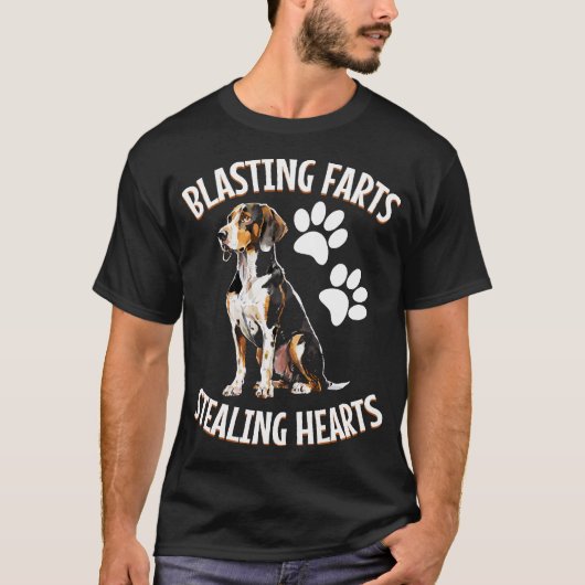 Treeing Walker Coonhound Lover Dog Owner Blasting T-shirt (Voorkant)