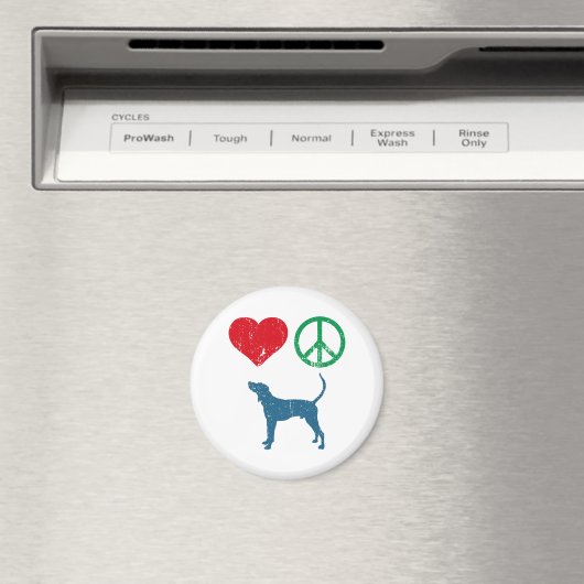 Treeing Walker Coonhound Magneet (Insitu (Vaatwasser))