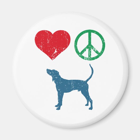 Treeing Walker Coonhound Magneet (Voorkant)