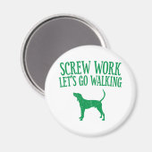 Treeing Walker Coonhound Magneet (Voorkant / Achterkant)