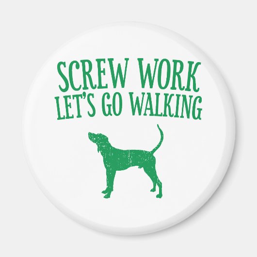 Treeing Walker Coonhound Magneet (Voorkant)