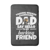 Treeing Walker Coonhound Papa Papa Zeg Hallo Badmat (Voorkant Verticaal)