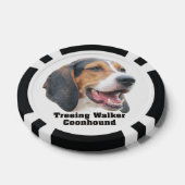 Treeing Walker Coonhound Poker Chips (Enkel)