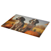 Treeing Walker Coonhound Puppy Herfst Pompoen Snijplank (Hoek)