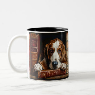 Treeing Walker Coonhound Puppy Koffiemok Tweekleurige Koffiemok