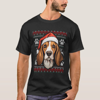 Treeing Walker Coonhound Santa Hoed Kerstmis Grapp T-shirt