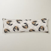 Treeing Walker Coonhound Schilderen Originele Hond Lichaamskussen (Achterkant)