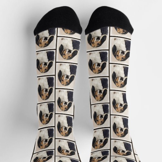 Treeing Walker Coonhound Schilderen Originele Hond Sokken (Top)