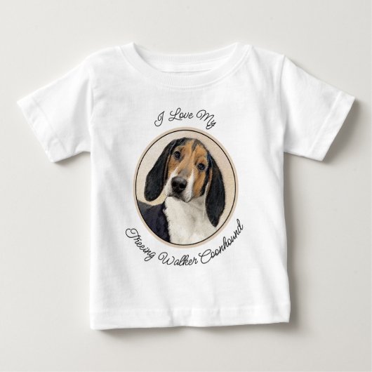Treeing Walker Coonhound Schilderij - Originele Ku (Voorkant)
