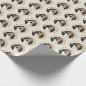 Treeing Walker Coonhound Schilderij - Originele Ku Cadeaupapier (Hoek)