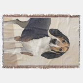 Treeing Walker Coonhound-schilderij - Originele Ku Deken (Voorkant)