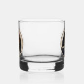 Treeing Walker Coonhound Schilderij - Originele Ku Whisky Glas (Links)