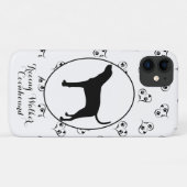 Treeing Walker Coonhound Silhouette Case-Mate iPhone Case (Achterkant (horizontaal))