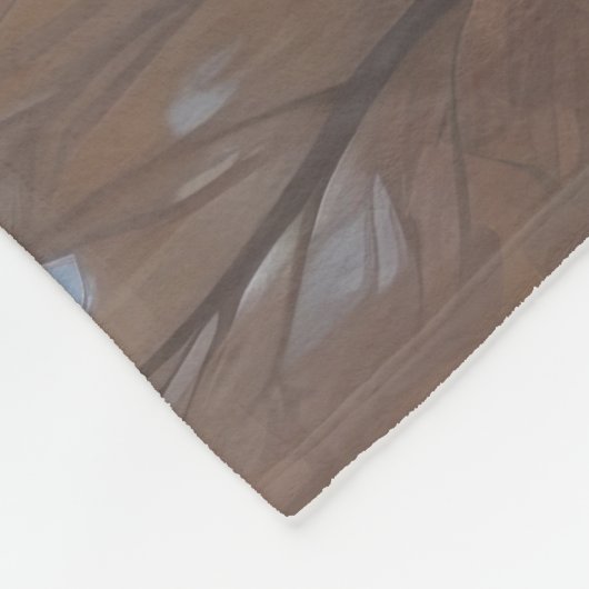 Treeing Walker Coonhound Snow met kerst Pet Fleece Deken (Hoek)