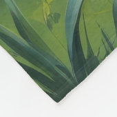 Treeing Walker Coonhound Spring Flowers Painting Fleece Deken (Hoek)