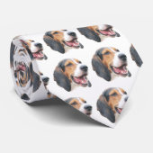 Treeing Walker Coonhound Stropdas (Opgerold)