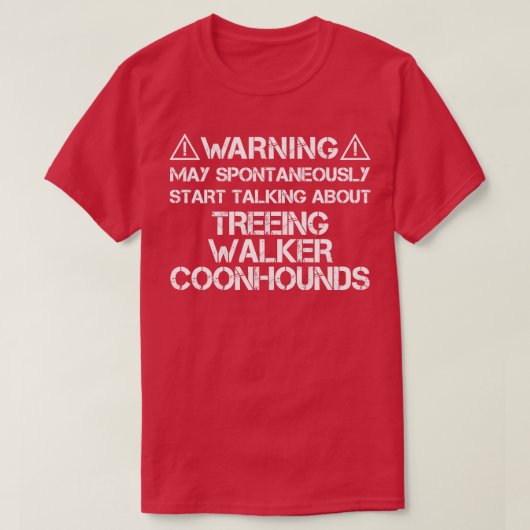 Treeing Walker Coonhound T-shirt (Design voorkant)
