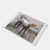 treeing walker coonhound vuil deurmat (Schuin)